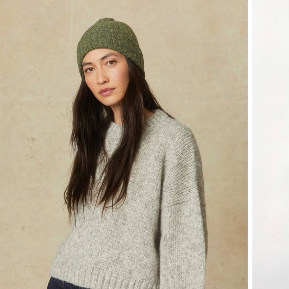 Christy Dawn James beanie, heathered forest